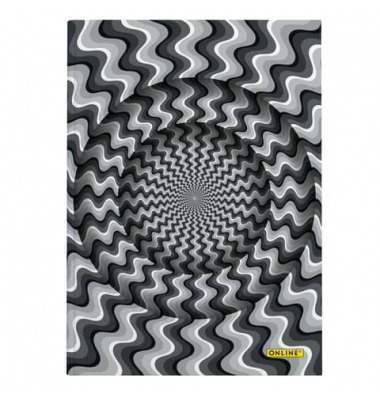 Notizbuch 07896/6, Casino, schwarz, A5, punktkariert, 80g, 96 Blatt / 192 Seiten