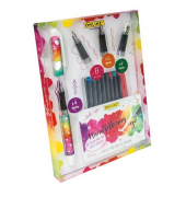 Handlettering Set Rainbow Hearts