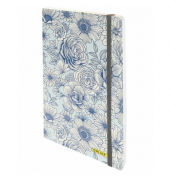 Notizbuch 18022, Bullet Journal, blau, A5, punktkariert, 120g, 72 Blatt / 144 Seiten