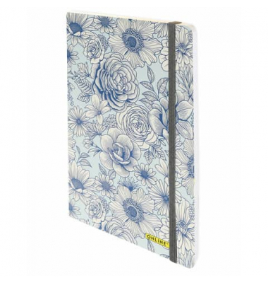 Notizbuch 18022, Bullet Journal, blau, A5, punktkariert, 120g, 72 Blatt / 144 Seiten