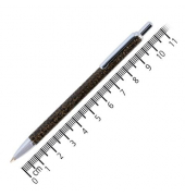 Kugelschreiber Metall Lava schwarz