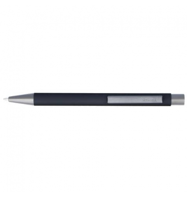 Kugelschreiber Soft Metall 21730/3D, schwarz, M, nachf&uuml;llbar