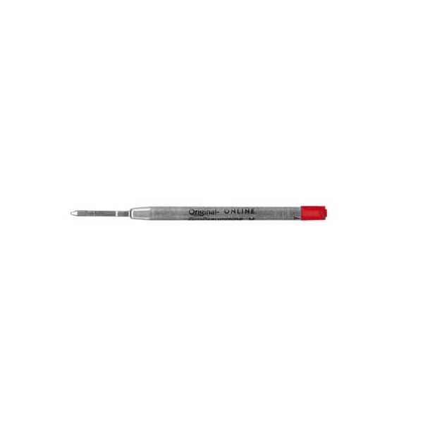 3 Stück Online Kugelschreibermine 40007/3, rot, 0,7mm, Großraummine 4014421400079 Online