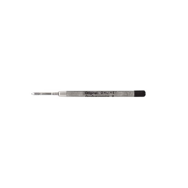 3 Stück Online Kugelschreibermine 40008/3, schwarz, 0,7mm, Großraummine 4014421400086 Online