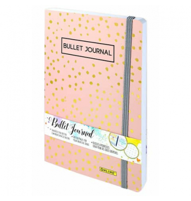 Notizbuch 70042, Bullet Journal, rose, A5, punktiert, 120g, 72 Blatt / 144 Seiten