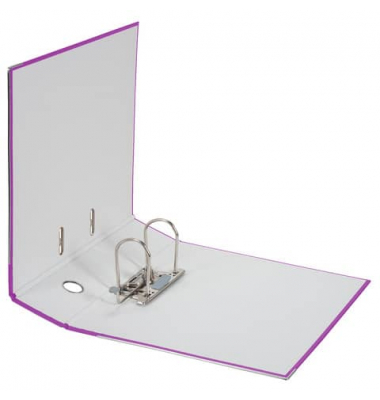 Ordner Recycolor 11285251, A4 80mm breit Karton vollfarbig violett