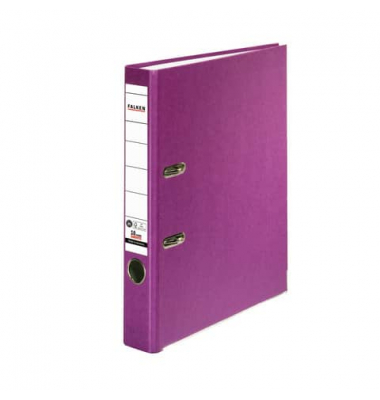 Ordner Recycolor 11286515, A4 50mm schmal Karton vollfarbig violett
