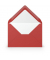 Designbriefumschlag Paperado 164005126, C6, nassklebend, 100g, tomate gerippt