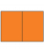 Briefkarte Faltkarten planliegend 16407221 DIN B6  Hoch doppelt 240mm x 169mm (BxH) 240g planliegend orange