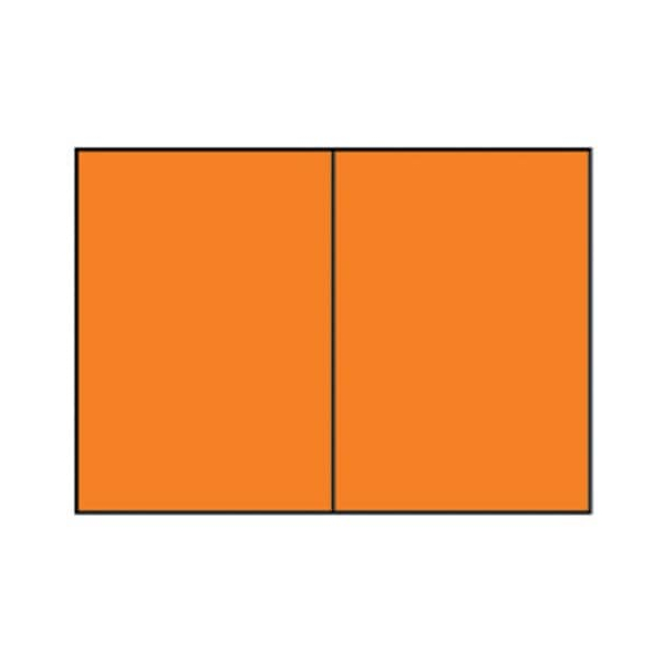 100 Stück Rössler Blanko-Grußkarten Faltkarten planliegend 16407221 DIN B6  Hoch doppelt 24cm x 169mm (BxH) 240g planliegend orange 4014969241561