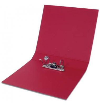Ordner Soho 1317452361, A4 50mm schmal Karton vollfarbig rot