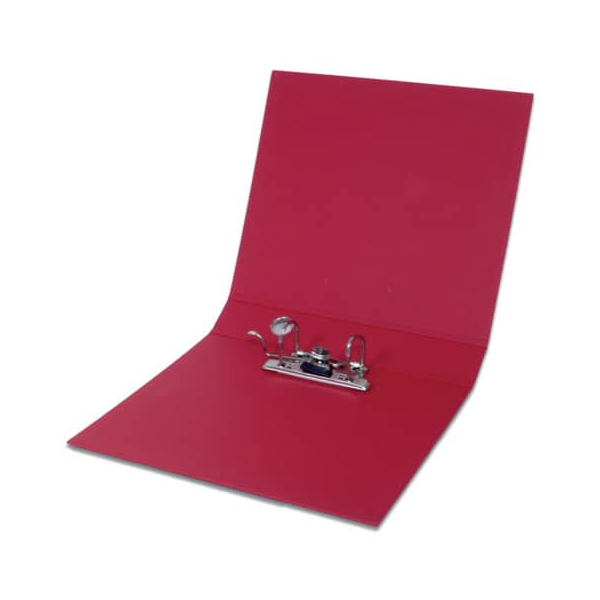 4 Stück Rössler Ordner Soho 1317452361, A4 50mm schmal Karton vollfarbig rot 4014969267912 Rössler