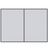 Blanko-Grußkarten 164070170 A5 105mm x 148mm (BxH) 220g eisgrau gerippt