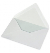 Briefumschlag Edel Satin 2031838001, C6, ohne Fenster, nassklebend, 100g, weiß