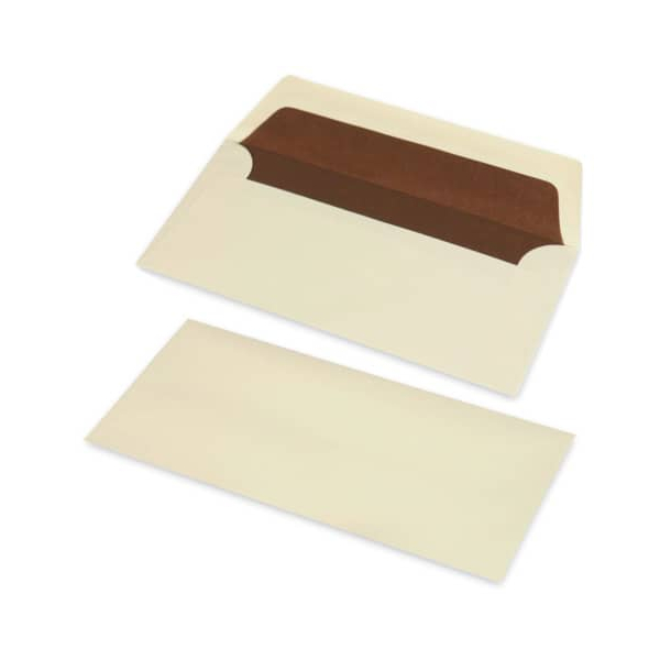 10 Stück Rössler Designbriefumschlag Edel Satin 2032838004, Din Lang, nassklebend, 100g, ivory 4014969506561 Rössler 20 Stück