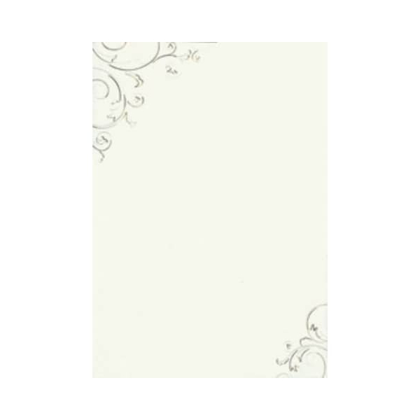 50 Stück Rössler Briefpapier 16431068800, Hochzeit Eleganza, A4, 100g 4014969574560 Rössler
