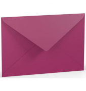 Designbriefumschlag Paperado 16401146, C5, nassklebend, 100g, amarena gerippt