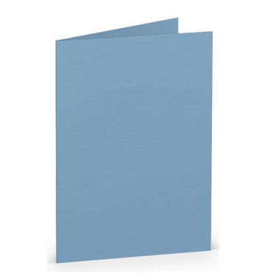 Blanko-Gru&szlig;karten 16400935 A7 148mm x 105mm (BxH) 220g ohne dunkelblau