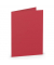 Blanko-Grußkarten 16400936 A7 148mm x 105mm (BxH) 220g rot