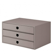 Schubladenbox Soho taupe