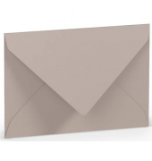 Designbriefumschlag 16400749, C7, nassklebend, 100g, taupe