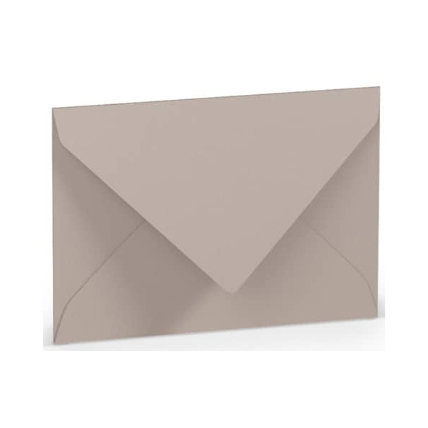 50 Stück Rössler Designbriefumschlag Paperado 16400749, C7, nassklebend, 100g, taupe 4014969660164 Rössler