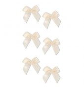 Sticker Satinschleifen ivory