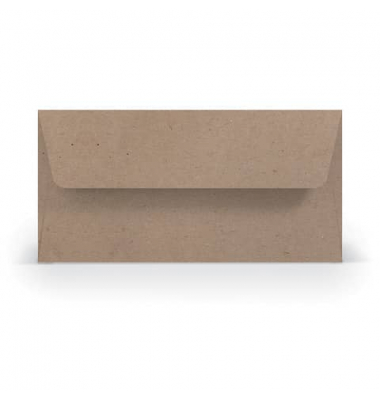 Briefumschlag 16400262 Din Lang ohne Fenster nassklebend 100g Nassklebung kraft