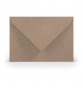 Designbriefumschlag 16400562, C6, nassklebend, 125g, kraft