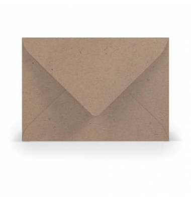 Designbriefumschlag 16400562, C6, nassklebend, 125g, kraft