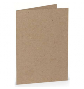 Blanko-Grußkarten Faltkarte 16400662 A5 105mm x 148mm (BxH) 220g kraft