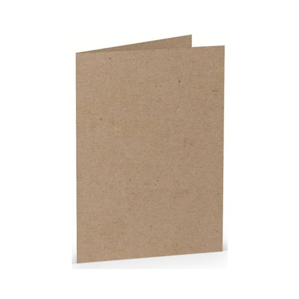 50 Stück Rössler Blanko-Grußkarten Faltkarte 16400662 A5 105mm x 148mm (BxH) 220g kraft 4014970090257 Rössler