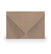 Designbriefumschlag 16400762, C7, nassklebend, 100g, kraft