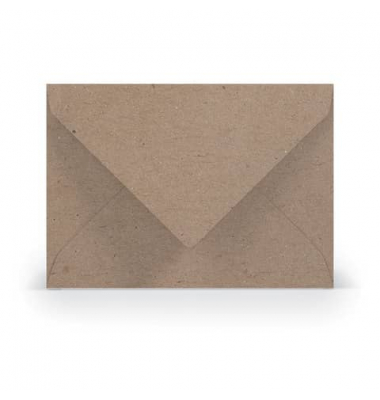 Designbriefumschlag 16400762, C7, nassklebend, 100g, kraft