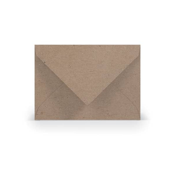 50 Stück Rössler Designbriefumschlag Paperado 16400762, C7, nassklebend, 100g, kraft 4014970090264 Rössler