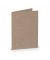 Blanko-Gru&szlig;karten Faltkarte 16400962 A7 74mm x 105mm (BxH) 250g kraft
