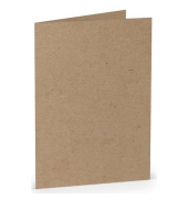 Blanko-Gru&szlig;karten Faltkarte 16401962 DIN B6  Hoch doppelt 12cm x 169mm (BxH) 240g kraft