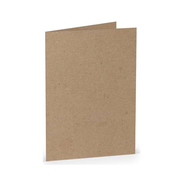 50 Stück Rössler Blanko-Grußkarten Faltkarte 16401962 DIN B6  Hoch doppelt 12cm x 169mm (BxH) 240g kraft 4014970090325 Rössler