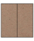 Blanko-Grußkarten Faltkarte planliegend 16406962 DIN lang 100mm x 210mm (BxH) 250g kraft