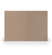 Blanko-Grußkarten Faltkarte planliegend 16407062 A5 105mm x 148mm (BxH) 250g kraft