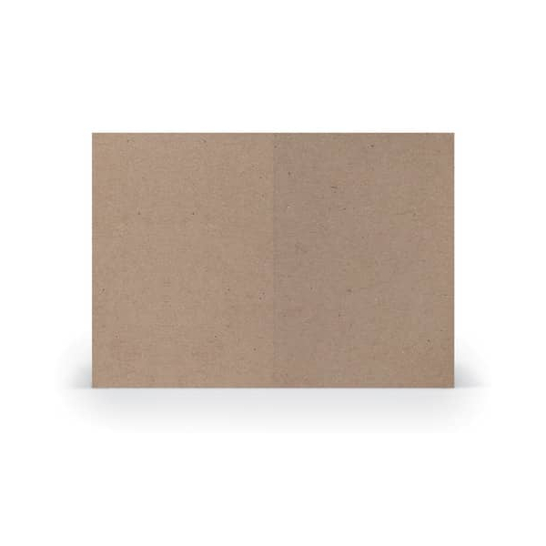 100 Stück Rössler Blanko-Grußkarten Faltkarte planliegend 16407062 A5 105mm x 148mm (BxH) 250g kraft 4014970090417 Rössler