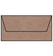 Designbriefumschlag Paperado 1103002062, Din Lang, nassklebend, 100g, kraft