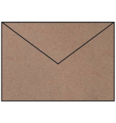 Designbriefumschlag 1103011062, C5, nassklebend, 100g, kraft