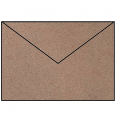 Designbriefumschlag 1103011062, C5, nassklebend, 100g, kraft