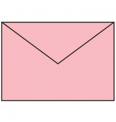Designbriefumschlag Paperado 1103011063, C5, nassklebend, 100g, rose