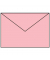 Designbriefumschlag Paperado 1103020063, B6, nassklebend, 100g, rose