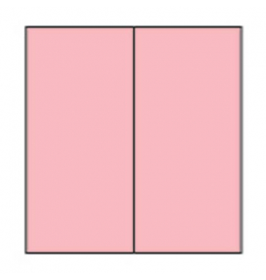Blanko-Grußkarten 1103069063 DIN lang hoch doppelt 220g planliegend rose