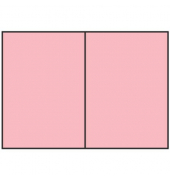Blanko-Grußkarten 1103072063 DIN B6  Hoch doppelt 220g planliegend rose