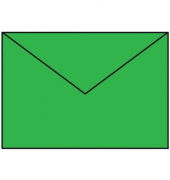 Designbriefumschlag 1103011064, C5, nassklebend, 100g, apple