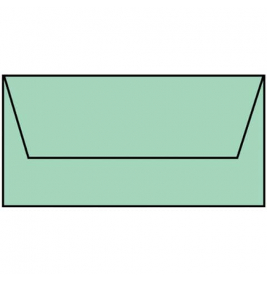 Designbriefumschlag Paperado 1103002065, Din Lang, nassklebend, 100g, mint